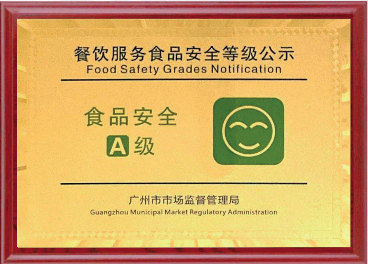 禾裕膳食品安全等级A级